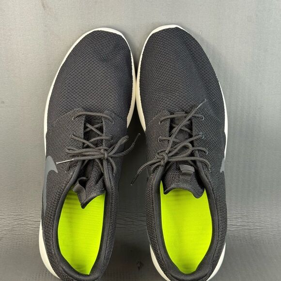 Nike Roshe Run Black Anthracite Sail athletic sneaker shoes men’s size 14 New - Picture 6 of 8
